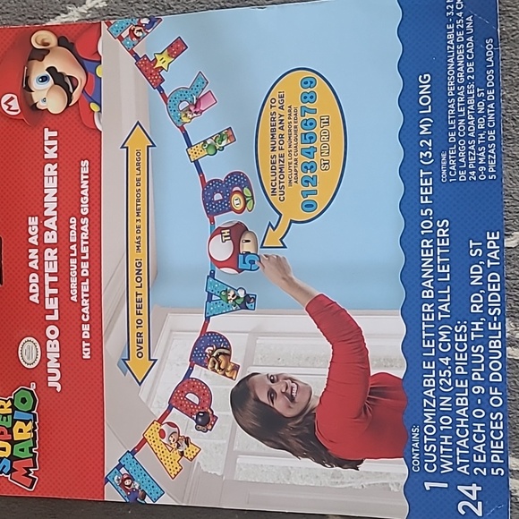Super Mario Birthday Decorations - Picture 3 of 7